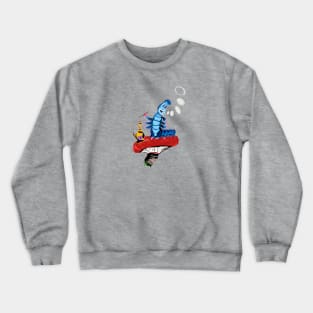 Classic Absolem Smoking Caterpillar Alice in Wonderland Crewneck Sweatshirt